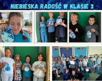 Dzień Koloru- niebieska radość w klasie 3