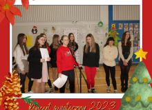 Red Illustrative Merry Christmas Greeting Photo Facebook Post - 13