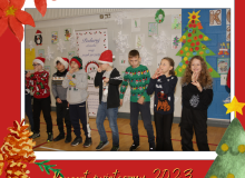 Red Illustrative Merry Christmas Greeting Photo Facebook Post - 30