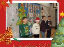 Red Illustrative Merry Christmas Greeting Photo Facebook Post - 42