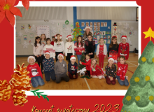 Red Illustrative Merry Christmas Greeting Photo Facebook Post - 45