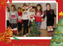 Red Illustrative Merry Christmas Greeting Photo Facebook Post - 48