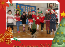 Red Illustrative Merry Christmas Greeting Photo Facebook Post - 53