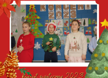 Red Illustrative Merry Christmas Greeting Photo Facebook Post - 60