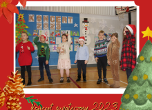 Red Illustrative Merry Christmas Greeting Photo Facebook Post - 63