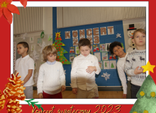 Red Illustrative Merry Christmas Greeting Photo Facebook Post - 71