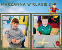 Marzanna w klasie 2